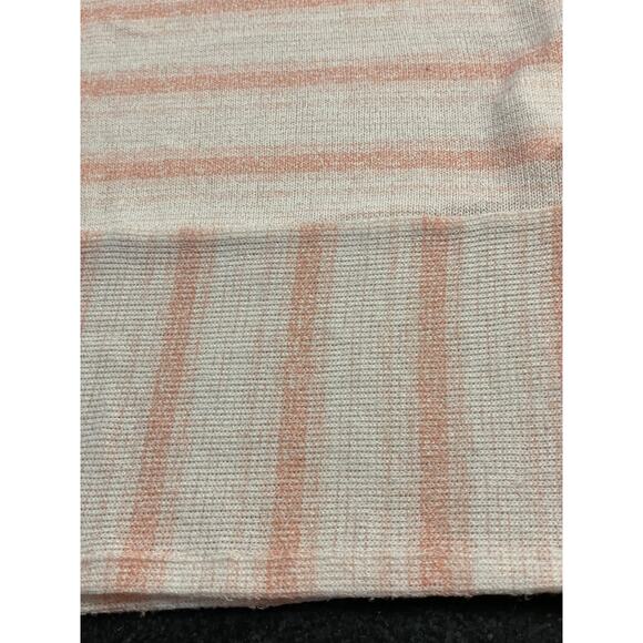 Motherhood Maternity peach and white sleeveless knit tank MED - Picture 2 of 8